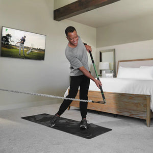 GolfForever Swing Trainer in use