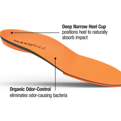 SUPERfeet - ORANGE - High Arch & High Impact Insoles
