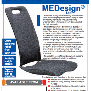 MEDesign Backfriend Seat and Back Support