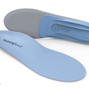 SUPERfeet - Medium Arch Support - Running & Hiking Insoles for Flat Feet